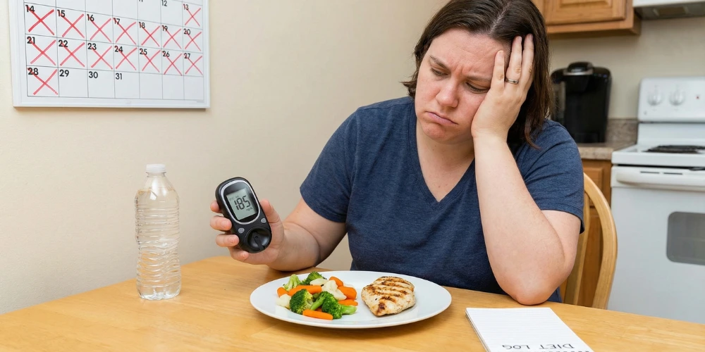 Dieta sem resultado para controle glicêmico