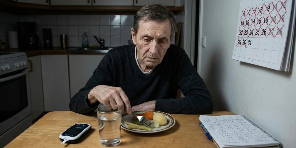 Vida limitada pela preocupação com a glicose