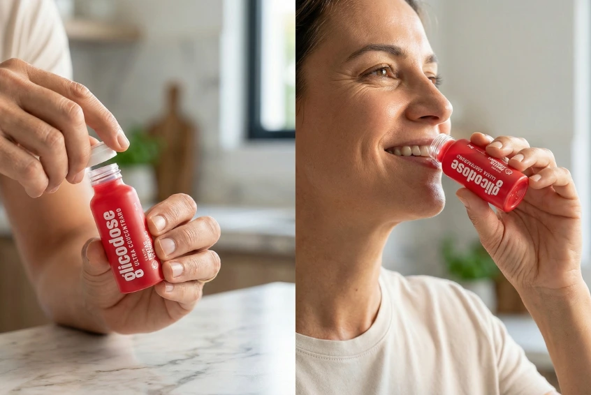 Passo 2: Tome o shot de 5ml